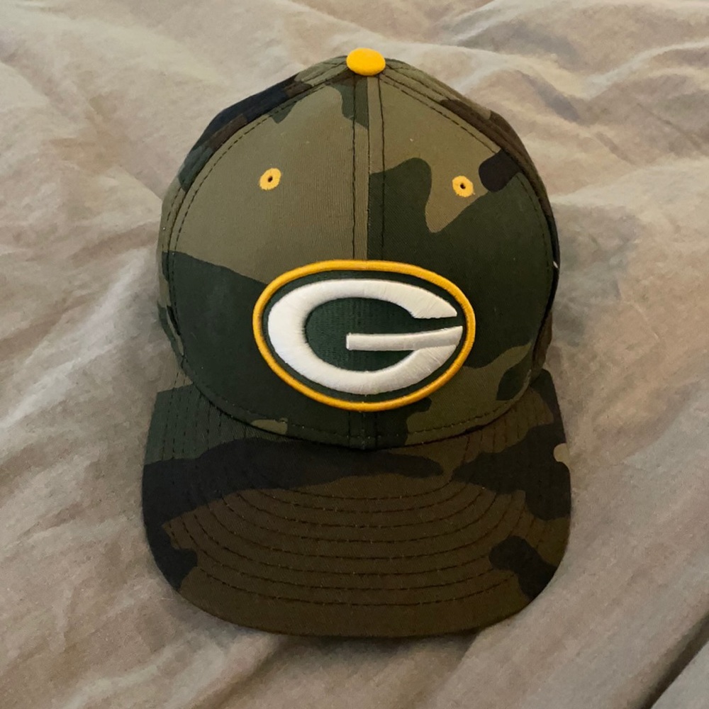 Camo Green Bay Packers Hat | 7 (55.8cm)